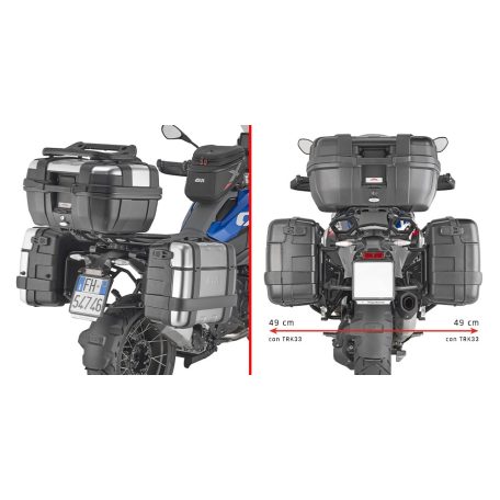Oldaldoboz tartó cső BMW R 1300 GS (2024-2025) GIVI