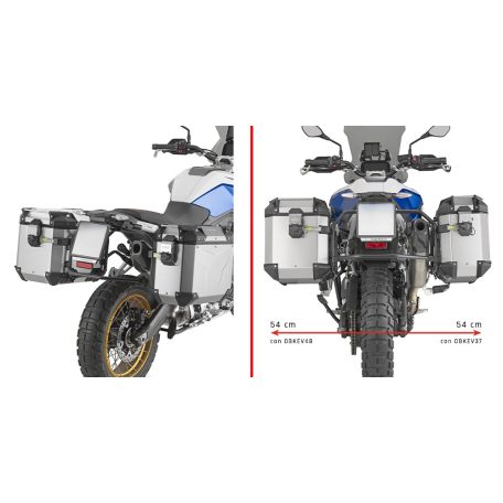 Oldaldoboz tartó cső BMW F 900 GS (2024-2025) GIVI Trekker Outback dobozhoz