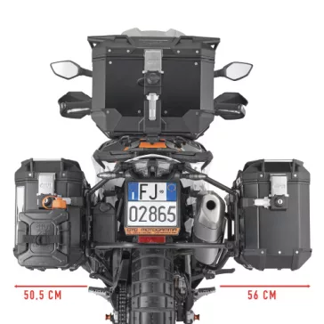   Oldaldoboz tartó cső KTM 790 Adventure /R (2019-2020), KTM 790 Adventure (2023-2026), KTM 890 Adventure (2021-2026), KTM 890 SMT (2023-2025) GIVI Trekker Outback dobozhoz