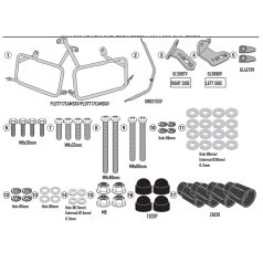   Oldaldoboz tartó cső KTM 790 Adventure /R (2019-2020), KTM 790 Adventure (2023-2025), KTM 890 Adventure (2021-2025), KTM 890 SMT (2023-2025) GIVI
