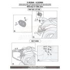 Oldaldoboz tartó cső MOTO GUZZI V7 STONE 850 (21 > 24) GIVI Monokey dobozhoz