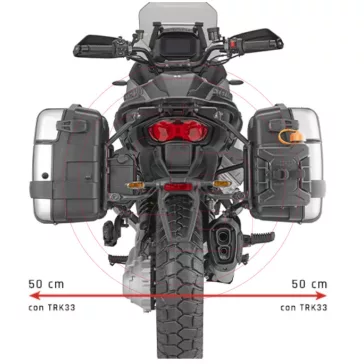 Oldaldoboz tartó cső MOTO GUZZI Stelvio 1000 (24-26) GIVI