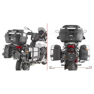   Oldaldoboz tartó cső MOTO GUZZI V85 TT (24-26) GIVI Monokey dobozhoz
