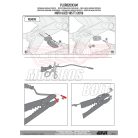 Oldaldoboz tartó cső MOTO GUZZI V85 TT (2019-2023) GIVI Trekker Outback dobozhoz