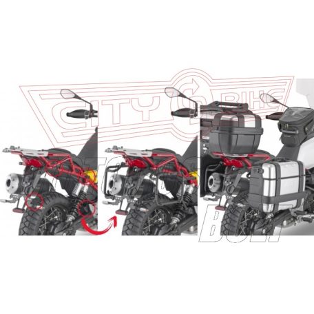 Oldaldoboz tartó cső Moto Guzzi V85 TT (2019-2022) GIVI