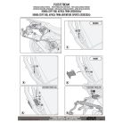 Oldaldoboz tartó cső HONDA CRF1100L Africa Twin (2020-2025), HONDA CRF1100L Africa Twin Adventure Sports (2020-2025) GIVI Trekker Outback dobozhoz