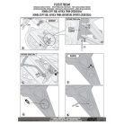 Oldaldoboz tartó cső HONDA CRF1100L Africa Twin (2020-2025), HONDA CRF1100L Africa Twin Adventure Sports (2020-2025) GIVI Trekker Outback dobozhoz