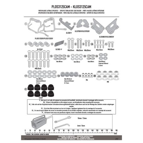 Oldaldoboz tartó cső SUZUKI V-Strom 800DE (2023-2025), SUZUKI V-Strom 800SE (2023-2025) GIVI Trekker Outback dobozhoz