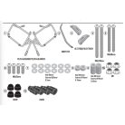 Oldaldoboz tartó cső BMW R 1300 GS (2024-2025) GIVI Trekker Outback dobozhoz
