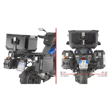   Oldaldoboz tartó cső BMW R 1300 GS (2024-2025) GIVI Trekker Outback dobozhoz