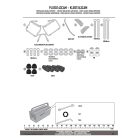 Oldaldoboz tartó cső BMW R 1300 GS (2024-2025) GIVI Trekker Outback dobozhoz