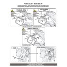 Oldaldoboz tartó cső BMW R 1300 GS (2024-2025) GIVI Trekker Outback dobozhoz