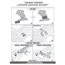 Oldaldoboz tartó cső BMW F 900 GS (2024-2026) GIVI Trekker Outback dobozhoz