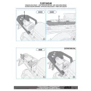 Oldaldoboz tartó cső BMW R 1300 GS Adventure (2025-2026) GIVI Trekker Outback dobozhoz