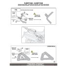 Oldaldoboz tartó cső BENELLI TRK702 (2023-2025), BENELLI TRK702 X (2023-2025) GIVI Trekker Outback dobozhoz