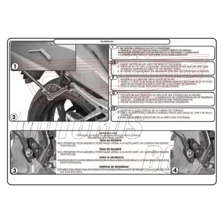 Oldaldoboz tartó cső Honda Crosstourer 1200 / Crosstourer 1200 DCT (2012-2018) GIVI