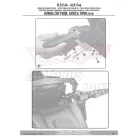 Oldaldoboz tartó cső Honda CRF 1000 L Africa Twin (2016-2017) GIVI Trekker Outback dobozhoz