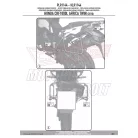 Oldaldoboz tartó cső Honda CRF 1000 L Africa Twin (2016-2017) GIVI Trekker Outback dobozhoz