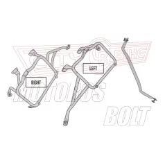   Oldaldoboz tartó cső Honda CRF 1000 L Africa Twin (2018) / Honda CRF 1000 L Africa Twin Adventure Sports (2018) GIVI