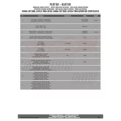   Oldaldoboz tartó cső Honda CRF 1000 L Africa Twin (2018) / Honda CRF 1000 L Africa Twin Adventure Sports (2018) GIVI