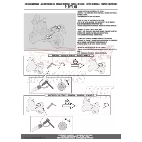 Oldaldoboz tartó cső Honda CRF 1000 L Africa Twin (2018) / Honda CRF 1000 L Africa Twin Adventure Sports (2018) GIVI