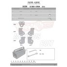 Oldaldoboz tartó cső SUZUKI DL 1000 V-STROM (14-16) / Suzuki DL 1000 V-Strom (2017-2018) GIVI