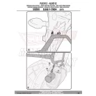 Oldaldoboz tartó cső Suzuki DL 650 V-Strom (2017-2024) GIVI