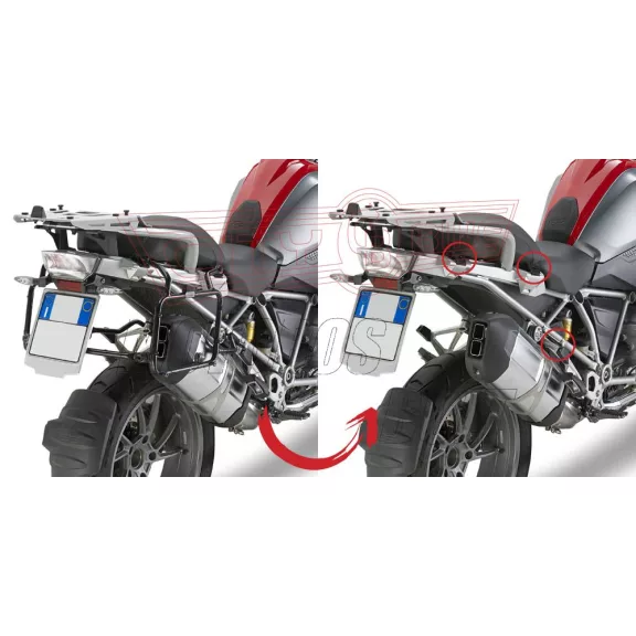 Oldaldoboz tartó cső BMW R 1200 GS (13-18) / BMW R 1200 GS ADVENTURE (14-18) / BMW R 1250 GS (2019-2023) / BMW R 1250 GS Adventure (2019-2024) GIVI Oldaldoboz tartó cső BMW R 1200 GS (13-18) / BMW R 1200 GS ADVENTURE (14-18) / BMW R 1250 GS (2019-2023) / BMW R 1250 GS Adventure (2019-2024) GIVI