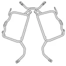 Oldaldoboz tartó cső BMW F 750 GS (2018-2019), (2020-2023) / BMW F 850 GS (2018-2019), (2020-2023) / F850 GS ADVENTURE (2019-2023) GIVI