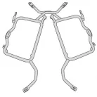 Oldaldoboz tartó cső BMW F 750 GS (2018-2019), (2020-2023) / BMW F 850 GS (2018-2019), (2020-2023) / F850 GS ADVENTURE (2019-2023) GIVI