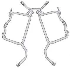  Oldaldoboz tartó cső BMW F 750 GS (2018-2019), (2020-2023) / BMW F 850 GS (2018-2019), (2020-2023) / F850 GS ADVENTURE (2019-2023) GIVI