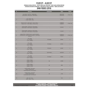   Oldaldoboz tartó cső BMW F 750 GS (2018-2019), (2020-2023) / BMW F 850 GS (2018-2019), (2020-2023) / F850 GS ADVENTURE (2019-2023) GIVI