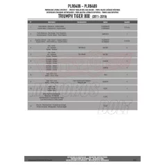   Oldaldoboz tartó cső TRIUMPH TIGER 800 / TIGER 800 XC / TIGER XR (2011-2017) GIVI