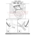 Oldaldoboz tartó cső HONDA CB 500 X (13-18) GIVI