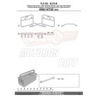 Oldaldoboz tartó cső Honda NC 750 S (2016-2018) / Honda NC 750 X (2016-2018) GIVI