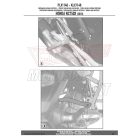 Oldaldoboz tartó cső Honda NC 750 S (2016-2018) / Honda NC 750 X (2016-2018) GIVI