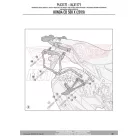 Oldaldoboz tartó cső Honda CB 500 X (2019-2023)/ NX 500 (2024) GIVI