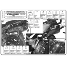 Oldaldoboz tartó cső Honda VFR 800 VTECH (02-11) GIVI