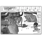 Oldaldoboz tartó cső Honda VFR 800 VTECH (02-11) GIVI