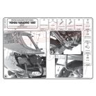 Oldaldoboz tartó cső Honda XL 1000V Varadero / ABS (07-12) GIVI