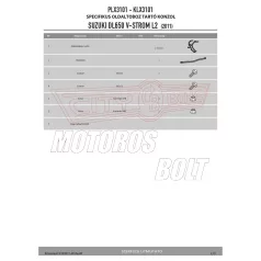   Oldaldoboz tartó cső Suzuki DL 650 V-Strom L2-L3-L4-L5-L6 (11-16) GIVI