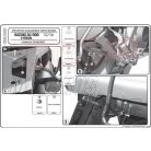 Oldaldoboz tartó cső Kawasaki KLV 1000 (04-10) / Suzuki DL 1000 V-Strom (02-11) GIVI