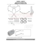 Oldaldoboz tartó cső YAMAHA MT-09 TRACER (15-17) GIVI