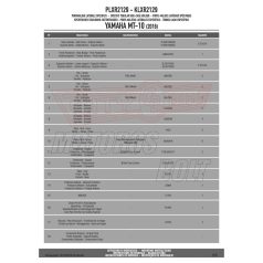 Oldaldoboz tartó cső Yamaha MT-10 (2016-2020) GIVI