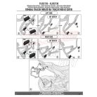 Oldaldoboz tartó cső Yamaha Tracer 900 / Tracer 900 GT (2018-2019) GIVI