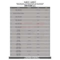   Oldaldoboz tartó cső BMW R 1200 R (2011-2014) / BMW R 1200 RS (2015-2018) /BMW R 1250 R (2019 > 2024) /BMW R 1250 RS (2019 > 2022) GIVI