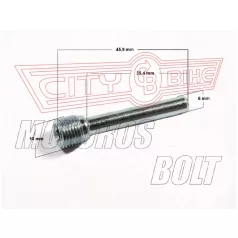 Fékbetét tartó csavar 46mm hosszú M10x1 TOURMAX