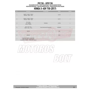   Hűtővédő rács Honda X-ADV 750 (2017-2026) / Honda Forza 750 (2021-2024) GIVI