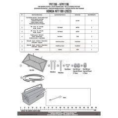 Hűtővédő rács HONDA NT1100 (22-24) GIVI