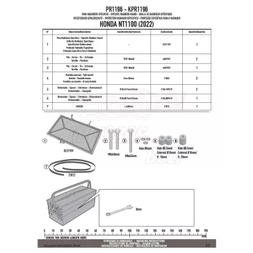 Hűtővédő rács HONDA NT1100 (22-24) GIVI